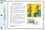 FEUILLET ARTISTIQUE PHILATELIQUE - CEF - N° 1199 - L'ART CONTEMPORAIN. COLLECTIF - MIGEOT PHILIPPE