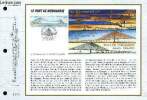 FEUILLET ARTISTIQUE PHILATELIQUE - CEF - N° 1204 - LE PONT DE NORMANDIE. COLLECTIF - VERET-LEMARINIER JEAN-PAUL