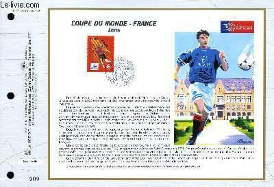 FEUILLET ARTISTIQUE PHILATELIQUE - CEF - N° 1271 - COUPS DU MONDE - FRANCE - LENS
