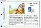 FEUILLET ARTISTIQUE PHILATELIQUE - CEF - N° 1317 - LE CHAT BOTTE - EUROPA. COLLECTIF - BAILLAIS ODETTE