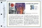 FEUILLET ARTISTIQUE PHILATELIQUE - CEF - N° 1339 - ANNEE DU JAPON. COLLECTIF - JUMELET CLAUDE