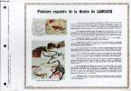 FEUILLET ARTISTIQUE PHILATELIQUE - PAC - 68 - 08 - PEINTURE RUPESTRE DE LA GROTTE DE LASCAUX. COLLECTIF