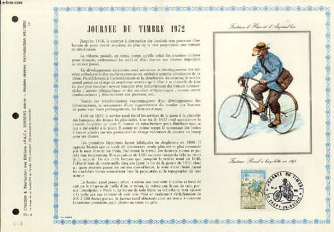 FEUILLET ARTISTIQUE PHILATELIQUE - PAC - 72 - 06 - JOURNEE DU TIMBRE 1972. COLLECTIF