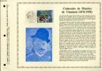 FEUILLET ARTISTIQUE PHILATELIQUE - PAC - 76 - 50 - CENTENAIRE DE MAURICE DE VLAMINCK - 1876 - 1958. COLLECTIF