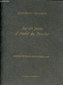 Sur un poème d'André du Bouchet - Collection le premier cent n°4 - exemplaire n°570 sur maki blanchi.
