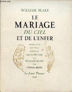 Le mariage du ciel et de l'enfer - Exemplaire n°740/2000 sur velin de lana - Collection écrits d'artistes n°3.