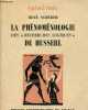 "La phénoménologie des ""recherches logiques"" de Husserl - Collection épiméthée essais philosophiques.". Schérer René