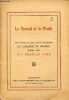 Le traval et le profit n°V - Deux leçons du cours sur la coopération au collège de France février 1923.. Gide Charles