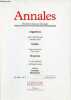 Annales histoire, sciences sociales n°2 66e année avril-juin 2011 - Paul André Rosental, migrations, souveraineté, droits sociaux protéger et expulser ...