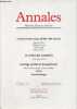 Annales histoire, sciences sociales n°5 66e année sept-oct 2010 - Histoire britannique XVIIIe XIXe siècle - Joanna Innes, l'éducation nationale dans ...