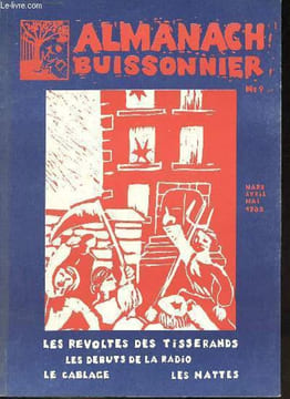Almanach buissonnier n°9 mars avril mai 1983 - Bien sur je reviendrai - 28 mars 1871 proclamation de la commune - les marmottes - moutons les ...