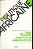 Politique Africaine n°2 mai 1981 - L'Afrique dans le système international - avant propos - Nigeria et Etats Unis convergence d'intérêts et relations ...
