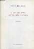 L'anche des métamorphoses - sonnets.. Malherbe Didier
