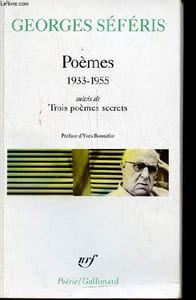 Poèmes 1933-1955 suivis de trois poèmes secrets - Collection poésie n°229.
