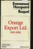 Orange export Ltd. 1969-1986 - Collection po&eacute;sie.. Hocquard Emmanuel & Raquel