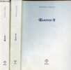 Oeuvres - Tome 1 + Tome 2 (2 volumes).. Collobert Danielle