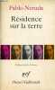 Résidence sur la terre - Collection poésie n°83.. Neruda Pablo