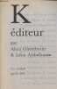 à propos de K éditeur (réponses à Léon Aichelbaum).. Gheerbrant Alain & Aichelbaum Léon
