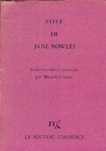 Stèle de Jane Bowles.
