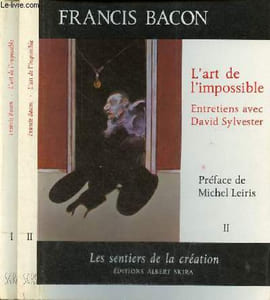 L'art de l'impossible - Entretiens avec David Sylvester - Tome 1 + Tome 2 (2 volumes) - Collection les sentiers de la création.