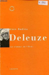"Deleuze ""la clameur de l'Etre"" - Collection coup double."