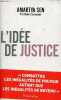 L'idée de justice.. Sen Amartya