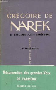 Grégoire de Narek et l'ancienne poésie arménienne.
