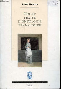 Court traité d'ontologie transitoire - Collection l'ordre philosophique.