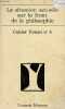 La situation actuelle sur le front philosophique - Cahiers Yenan n°4.. Collectif