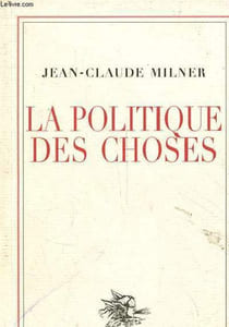 La politique des choses.