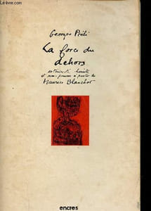 "La force du dehors extériorité, limite et non-pouvoir à partir de Maurice Blanchot - Collection ""encres""."