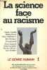 Le genre humain n°1 automne 1981 - la science face au racisme - Les périls de l'évidence, Maurice Olender - biologie et théories des élites, Albert ...