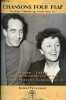 Chansons pour Piaf - Norbert Glanzberg, toute une vie 1910-2001 - Collection biographies.. Freyeisen Astrid