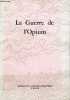 La guerre de l'opium.. Comit&eacute; de r&eacute;d. histoire moderne de Chine