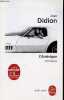 L'Amérique 1965-1990 - Chroniques - Collection le livre de poche biblio essais.. Didion Jean