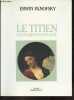 Le Titien questions d'iconologie - Collection 35/37.. Panofsky Erwin