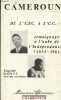 Cameroun de l'U.P.C. à l'U.C. : témoignage à l'aube de l'Indépendance (1953-1961) - Collection Mémoires Africaines - dédicace de l'auteur.. Wonyu ...