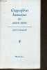 Géographies humaines & autres textes - Collection La Font Secrète, V.. Cornuault Joël