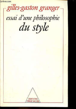 Essai d'une philosophie du style - édition revue et corrigée.. Granger Gilles-Gaston
