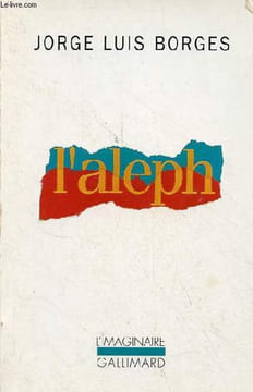 L'aleph - Collection l'imaginaire n°13.. Borges Jorge Luis