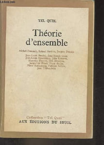 "Théorie d'ensemble - Collection "" Tel Quel ""."