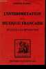 "L'interprétation de la musique française - De Lully à la révolution - Collection "" les introuvables "".". Borrel Eugène