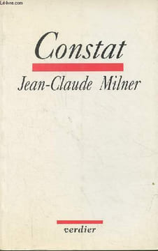 Constat.. Milner Jean-Claude