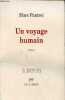 "Un voyage humain - roman - Collection "" l'infini "" - dédicace de l'auteur .". Pautrel Marc