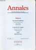 Annales Histoire, Sciences Sociales n°1 65e année janvier-février 2010 - Médecine - les savoirs médicaux, Laurence Moulinier-Brogi, Claire Gantet, ...