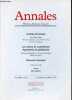 Annales Histoire, Sciences Sociales n°6 63e année nov.-déc.2008 - Cinéma et histoire, Ruth Ben-Ghiat, Sylvie Lindeperg, Annette Wieviorka, Antoine de ...