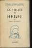"La pensée de Hegel - Collection "" Pour connaître "".". Garaudy Roger