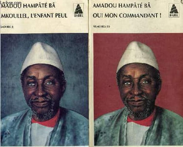 Mémoires I + Mémoires II (2 volumes) - Mémoires I : Amkoullel, l'enfant peul - Mémoires II : Oui mon commandant ! - Collection Babel n°50-211.