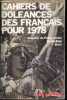 Cahiers de doleances des français pour 1978.. Patou-Senez & Beauvillain & Dary