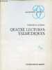 "Quatre lectures talmudiques - Collection "" Critique "".". Levinas Emmanuel